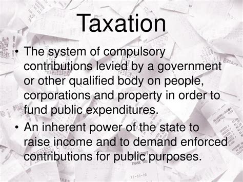 Ppt Taxation Powerpoint Presentation Free Download Id638979