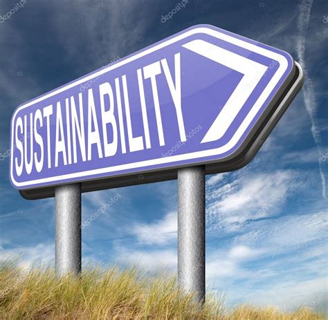Sustainability Arrow Sign — Stock Photo © Kikkerdirk 91057660