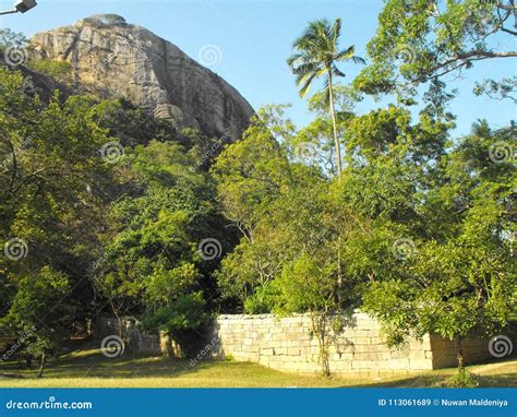 This Is Image Beautiful Yapahuwa Rock Fortress Of Sri Lanka Stock Image