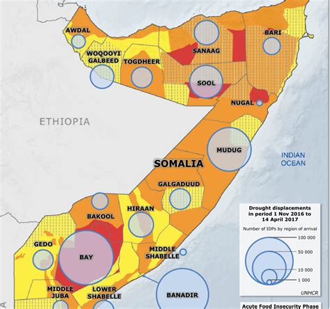 Map Of The Day Displaced By Drought In Somalia UN Dispatch