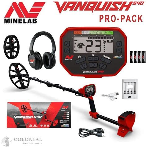Minelab Vanquish 540 Pro Pack Metal Detector Vanquish Detector