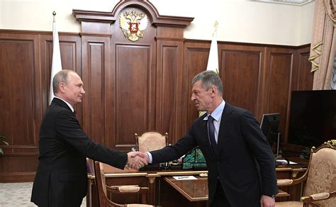 Meeting With Deputy Prime Minister Dmitry Kozak President Of Russia