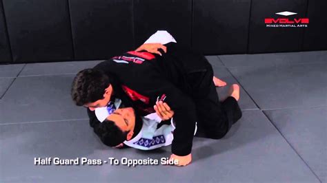 Bjj Half Guard Pass Variations Evolve University Youtube