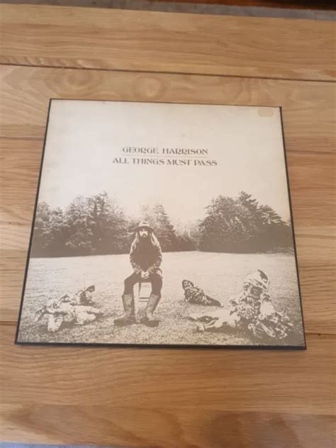 George Harrison All Things Must Pass 3 X Vinyl Record Box Set 1970 Stch 639 37 84 Picclick