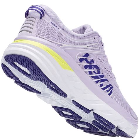 Hoka One One Womens Bondi 7 Athletic Shoes Purpleblue Elliottsboots