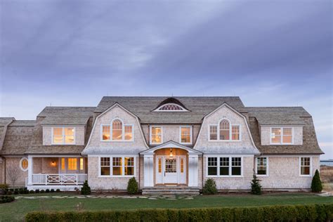 Queen Anne Shingle Style Beach House Coastal House Exterior Los