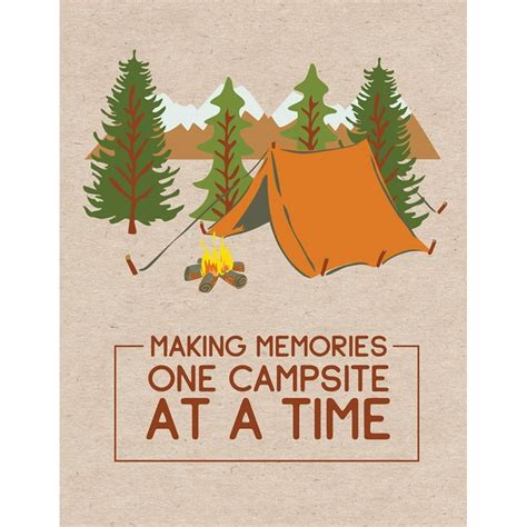 Making Memories One Campsite At A Time Camping Journal And Rv Travel