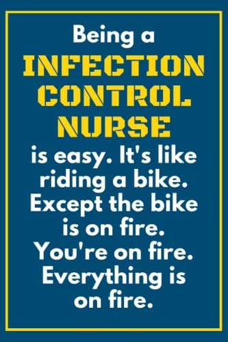 Infection Control Nurse Ts Lined Blank Journal Notebook An