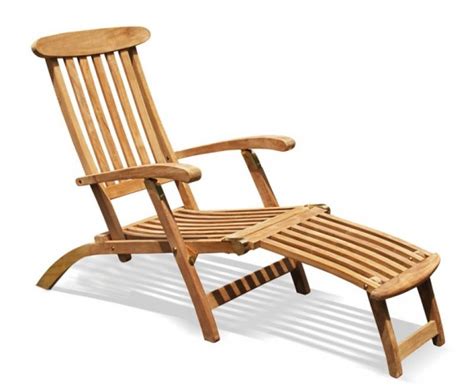 Browse our collection of teak deck chairs, easily capable of folding, adjusting and withstanding the elements. Wooden Steamer Chair, Teak Deck Chair