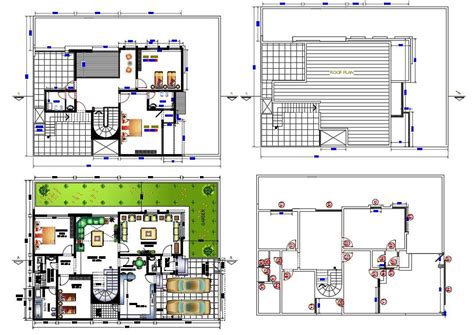 Top Ideas Modern House Plan Autocad File
