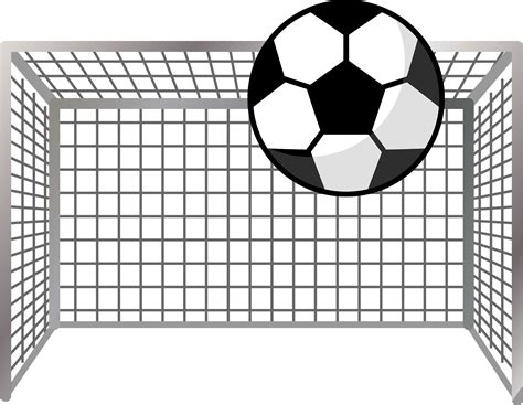 Soccer Ball And Goal Clipart Free Download Transparent Png Clip Art