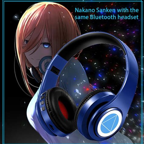 Anime Nakano Miku Sanjiu Cosplay Wireless Headphone Rechargeable