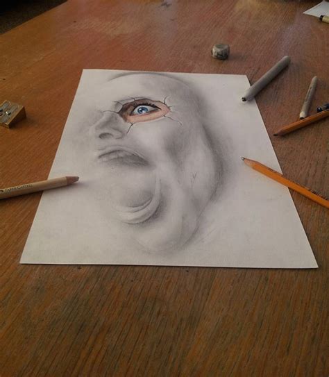 30 Incredible Examples Of 3d Pencil Drawings 3d Penci