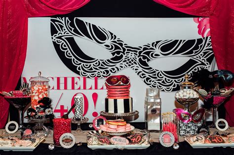 If you're coming up on this milestone birthday and you're unsure of how to celebrate it, we gathered some 40th birthday ideas to choose from, whether you're looking to mark. Miss Party Mom: {Client Party} 40th Birthday: Black ...