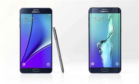 Samsung Galaxy Note 5 Galaxy S6 Phones Get A Firmware