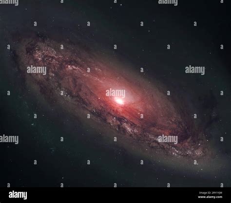 Spiral Galaxy M90 Ngc 4569 In Constellation Virgo Stock Photo Alamy