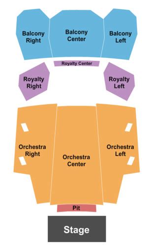 Los Angeles Azules Tickets Section Orch L Row F Murat Theatre At Old