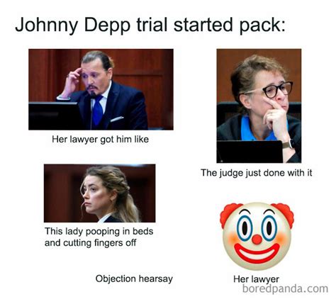 75 Memes That Hilariously Sum Up Johnny Depp And Amber Heards Trial