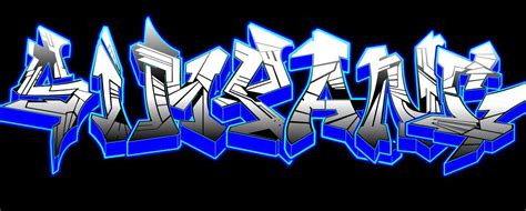 30 gambar grafiti tulisan huruf nama 3d mudah keren bagus Huruf Gambar Grafiti Nama Sendiri | Kaligrafi Indah