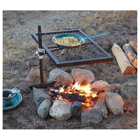 Guide Gear Swivel Fire Pit Grill Homemade Fire Pit Fire Pit Cooking
