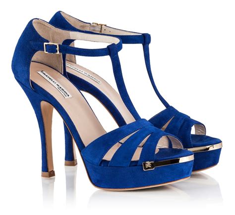 Blue Sandal Heels