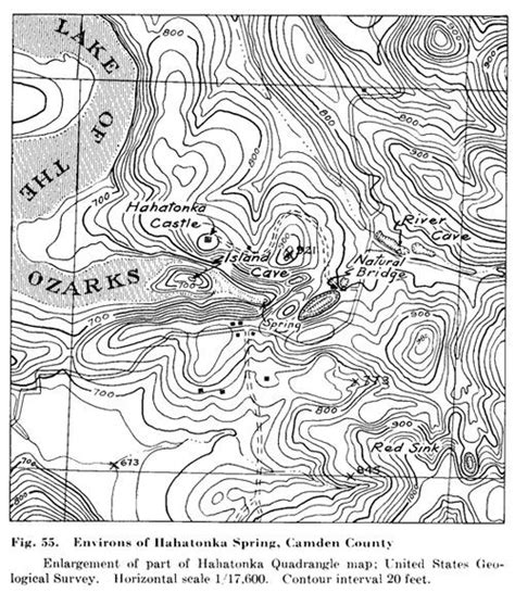Ozarks Lake Topographic Map Earth And Space Science Map Pattern Map