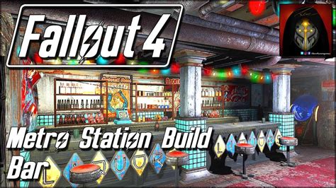 Fallout 4 Metro Station Settlement Bar A Metro 2033 Build Youtube