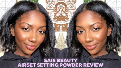 saie beauty airset setting powder review watch this before you buy niara alexis youtube