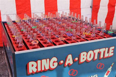 ring the glass bottle game rental carnival skill game game of skill