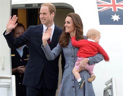 Royal Visit Prince William And Kate Middleton Leave Australia With Prince George Hello
