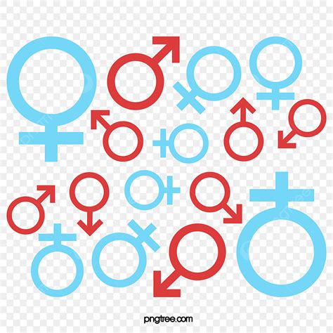 Sex Symbols Vector Background Men And Women Mark Symbol Png And