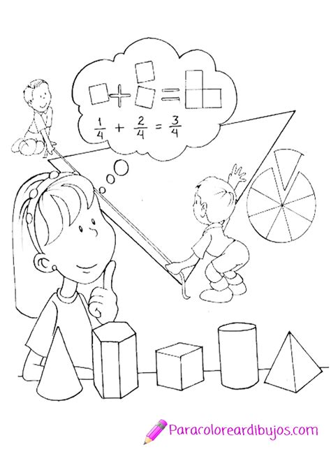 Nino pensando en matematicas para colorear buscar con google matematicas para colorear pensando en ti ninos. Portada de matemáticas para colorear - Imagui