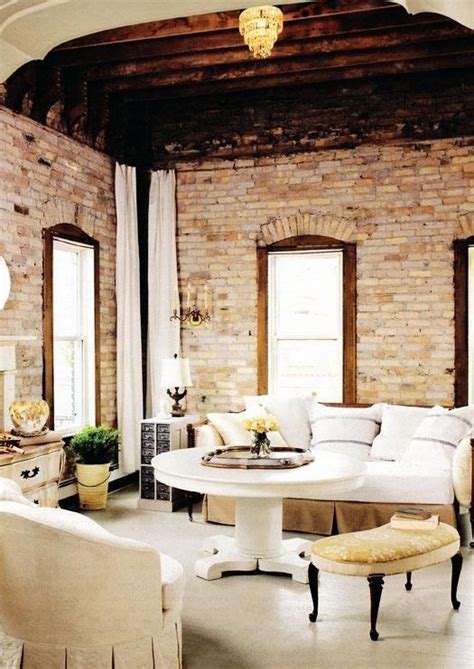 77 Cool Living Rooms With Brick Walls Digsdigs
