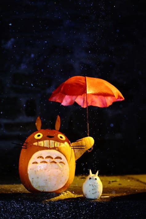 Totoro And Umbrella Ghibli Art Totoro Ghibli