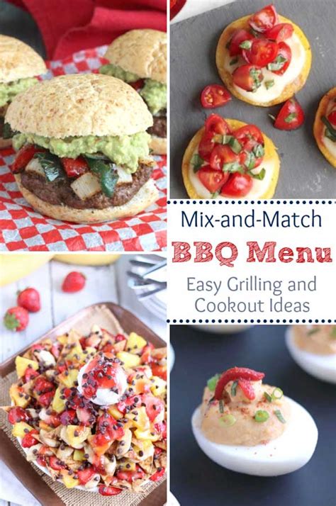 Mix And Match Easy Bbq Menu Ideas Two Healthy Kitchens