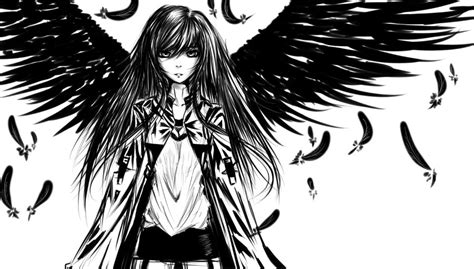 Fallen Angel Boy Anime Coloring Pages I Also Decided To Practice Some