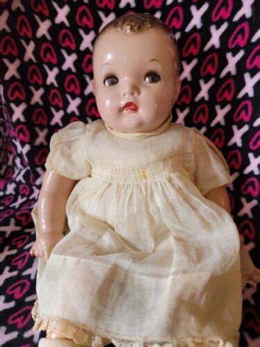 Vintage Ideal Baby Doll Composition Flirty Eye Estate Sale Beauty Ebay