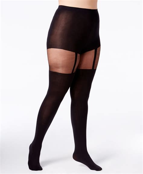 a little naughty a little nice slip on these opaque sheer tights from pretty polly featuring