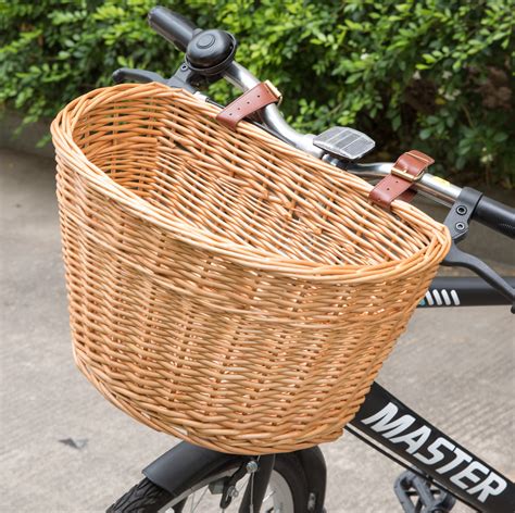 Bolethe Fleischer Wicker Bike Basket With Flowers China Woven Adult