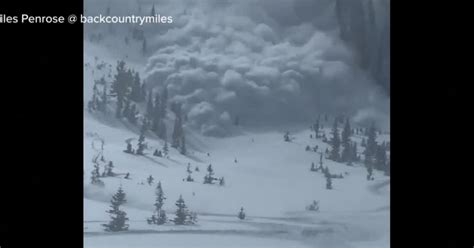 Massive Avalanche In Utah Caught On Camera