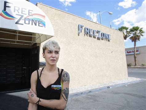 Freezone Bartender Alissa Hinkle Poses At The Las Vegas Gay Club Sunday