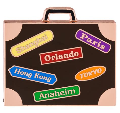 Around The World With Mickey Mouse Suitcase Disney Pin Disney Pins
