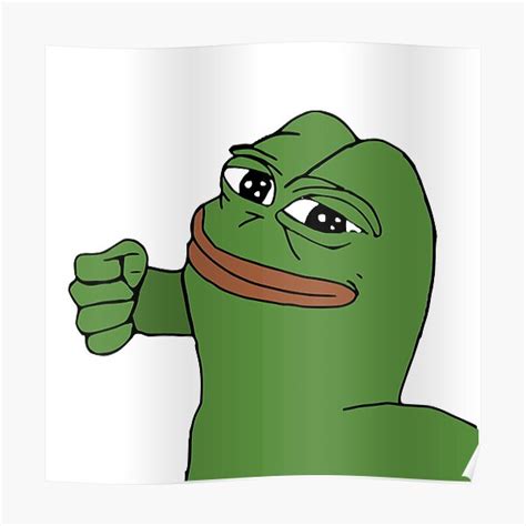 Pepega Emote Poster For Sale By Renukabrc Redbubble