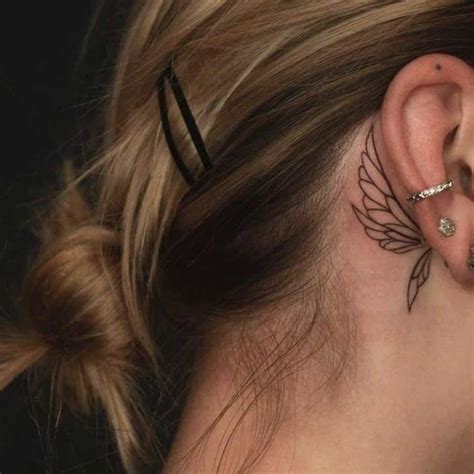 Share More Than Blessed Tattoo Behind Ear Latest In Cdgdbentre