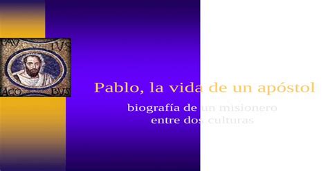 Biografia De Saulo De Tarso Pdf Document