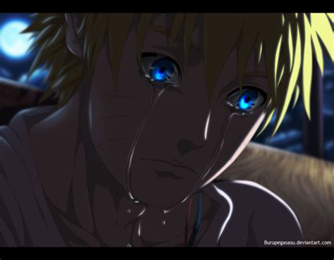 Naruto Shippuuden Uzumaki Naruto Crying Blue Eyes Hd Wallpaper