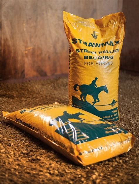 Strawmax Straw Pellets Bedding For Horses 15kg Straw Farm And Pet Place