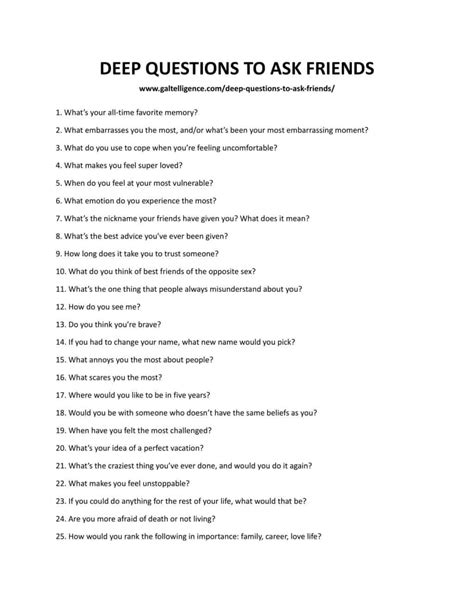 45 Deep Questions To Ask Friends The Best Ways To Know Them Better