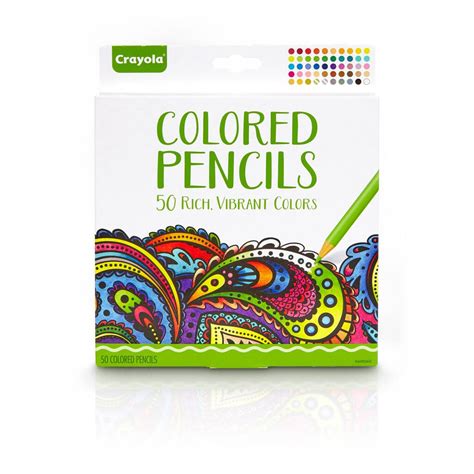 Crayola Premium Colored Pencils Pack 50ct Michaels