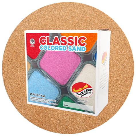 Classic Colored Sand Tan 25 Lb 113 Kg Box